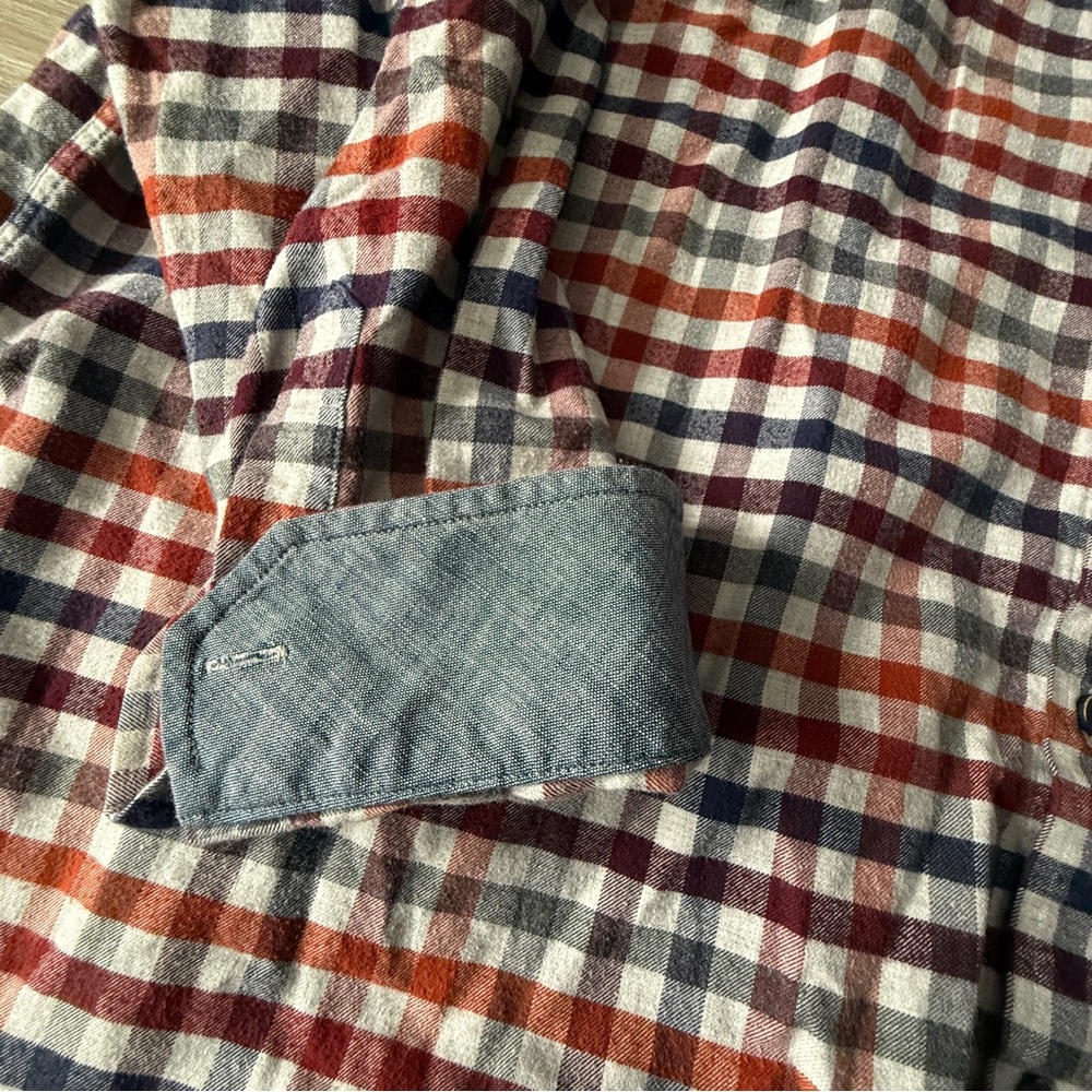 Johnston & Murphy Multicolor Check Patterned Flannel Shirt - XXL - Picture 4 of 8